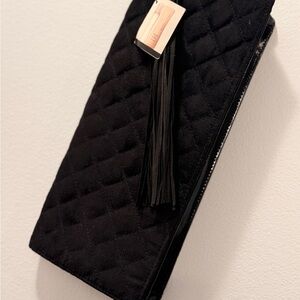 Victoria's Secret Black Clutch with Tassel